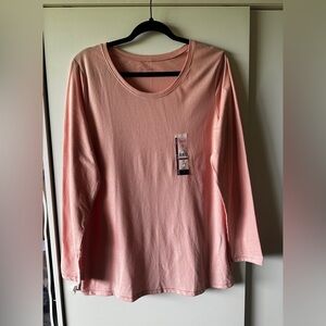 No Boundaries Soft Pink Long Sleeve Tee